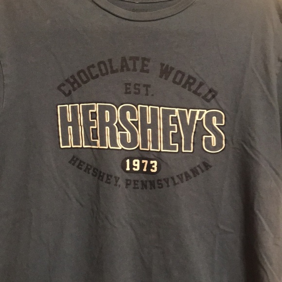 Blue Hersheys Chocolate World 1973 short sleeve tee shirt size medium - Picture 2 of 7